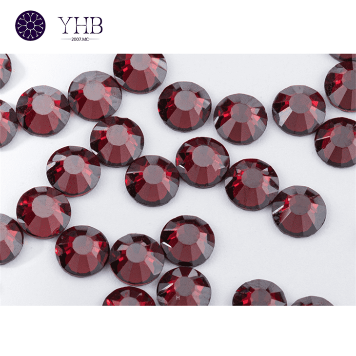 Red Flat Back Pearls